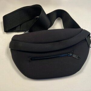 Dagne Dover Ace Neoprene Fanny Pack Belt Bag Black